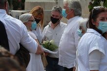 Vários rostos da televisão, teatro e cinema marcaram presença no último adeus à atriz Maria João Abreu, em Lisboa