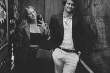 Júlia Palha e o namorado