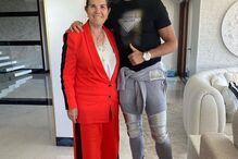 Dolores Aveiro e Cristiano Ronaldo