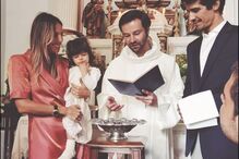 Isaurinha Jardim vive dia especial em família no batismo da filha