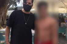 Ivo Lucas com um admirador