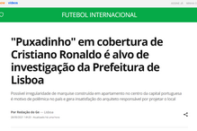 Casa de Ronaldo em destaque na imprensa espanhola	
