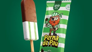 Lançado novo gelado Perna de Pau em homenagem ao Sporting