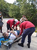 Turista ferido resgatado após queda no Gerês 