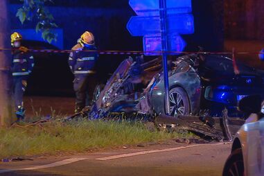 Violento acidente com BMW i8 mata duas pessoas e deixa dois feridos em Guimarães