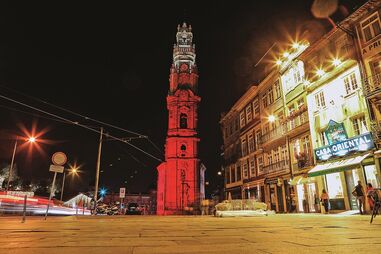 Torre dos Clérigos, no Porto, 