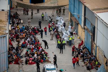 Imigrantes em Ceuta