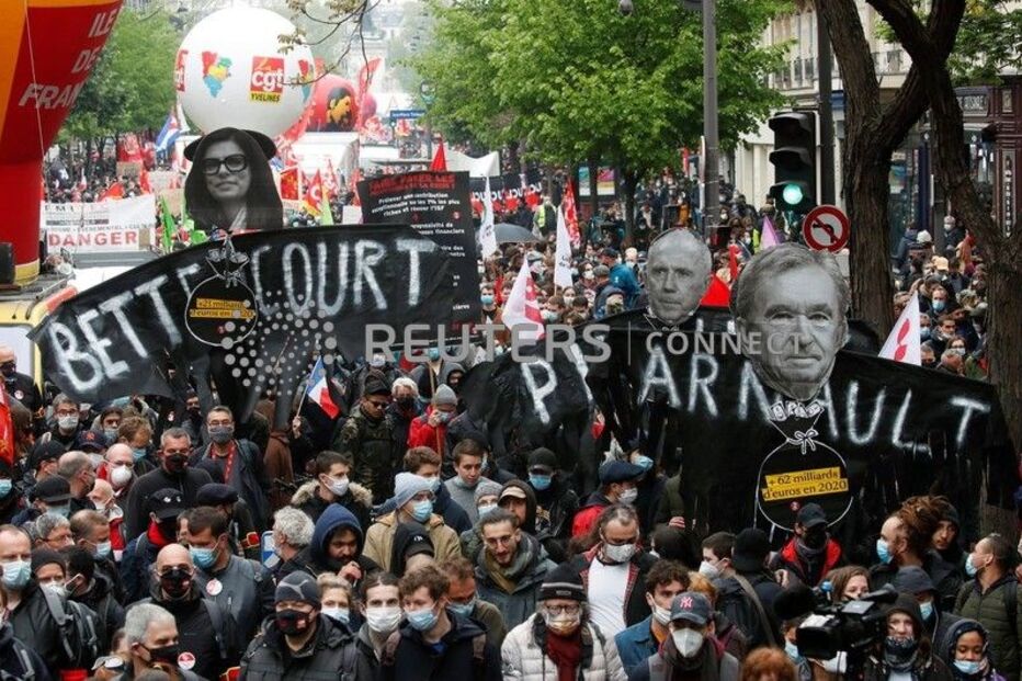 Distúrbios marcam manifestação do Dia do Trabalhador em Paris