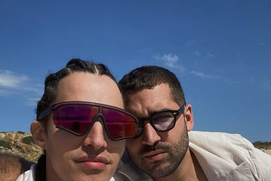 Luis Borges e o namorado