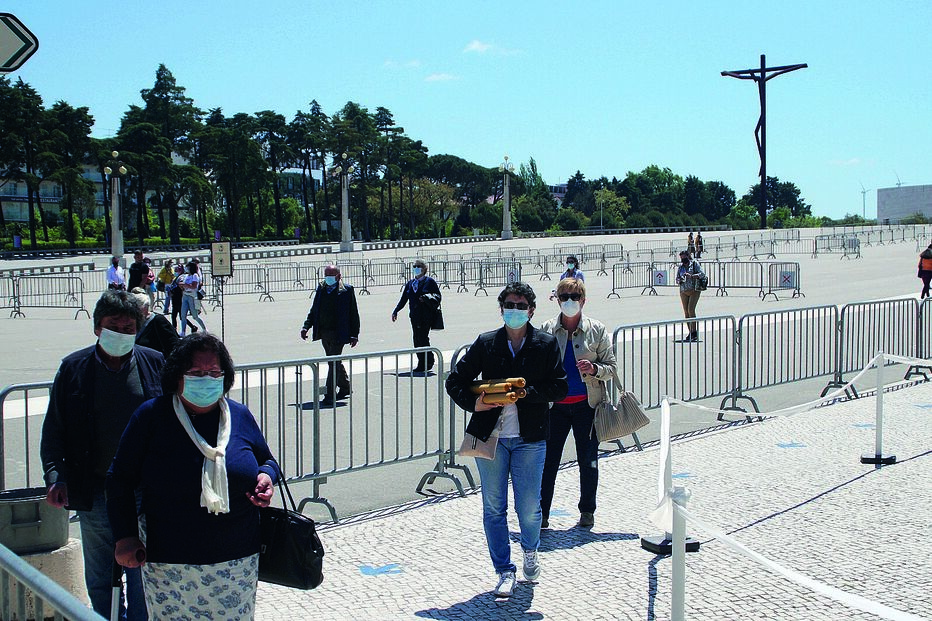 Peregrinos em Fátima