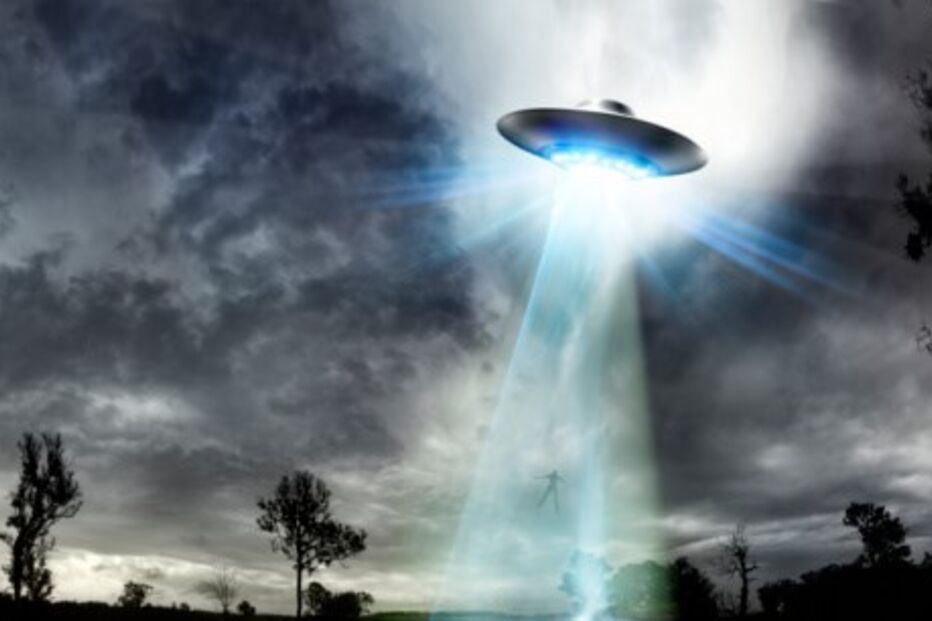 Imagens ilustrativa de uma nave alienígena