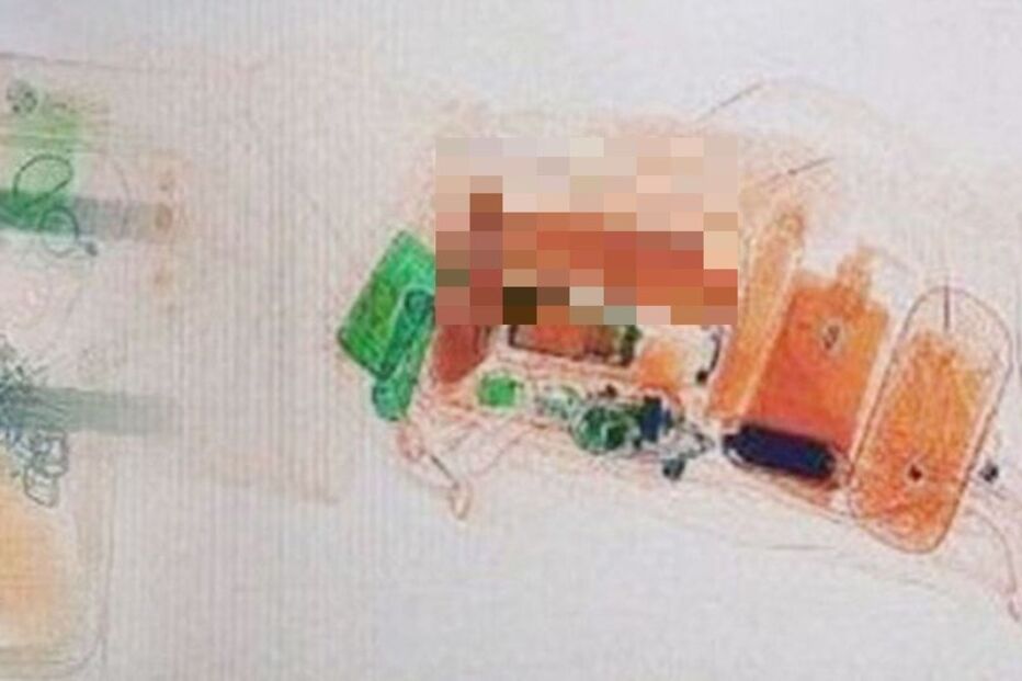 Segurança divulgou imagem dos brinquedos sexuais da mulher