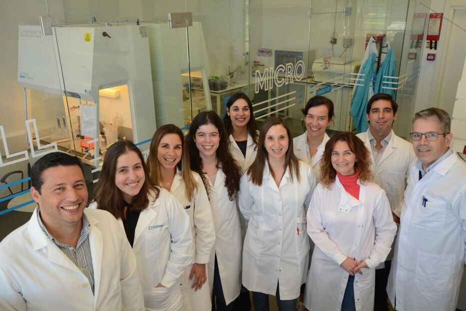 Cientistas que estão a desenvolver a vacina portuguesa contra a Covid-19.  Empresa Immunethep, sediada em Cantanhede, Coimbra, vai produzir vacinas em Portugal