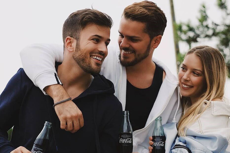 Mickael Carreira, David Carreira e Sara Carreira