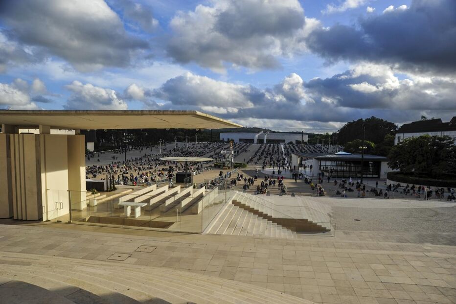 Peregrinos no Santuário de Fátima para as celebrações do 12 e 13 de maio