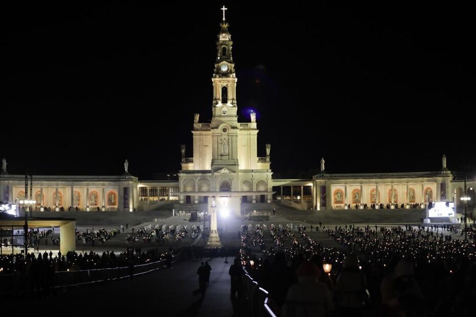 Santuário de Fátima durante Procissão das Velas