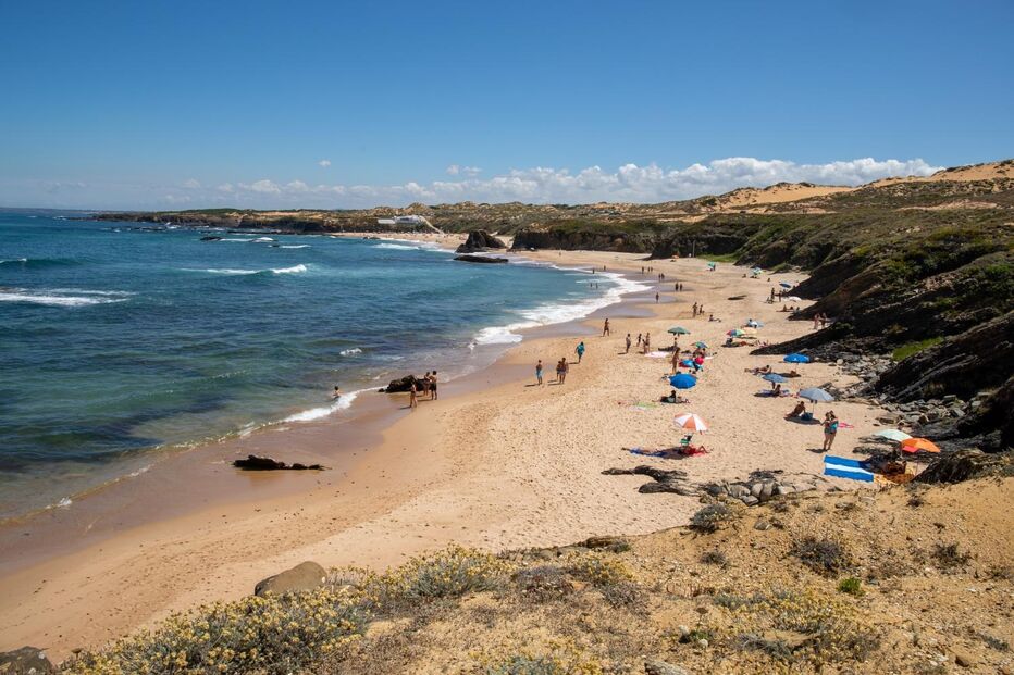 Praia de Almograve, em Almograve, Odemira