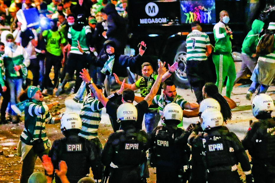 Reforço policial para evitar confrontos como os do jogo do título, na terça-feira