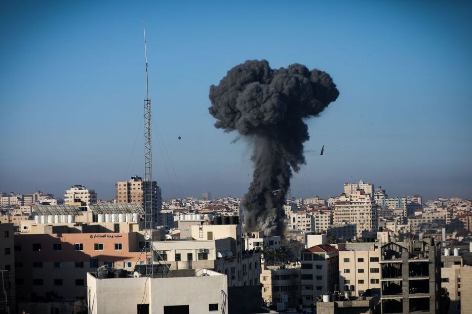 Bombardeamentos em Gaza