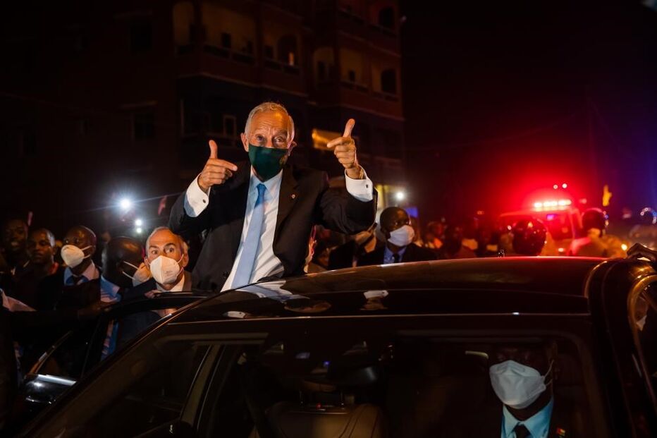 Marcelo Rebelo de Sousa na Guiné-Bissau