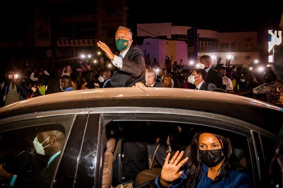 Marcelo Rebelo de Sousa na Guiné-Bissau