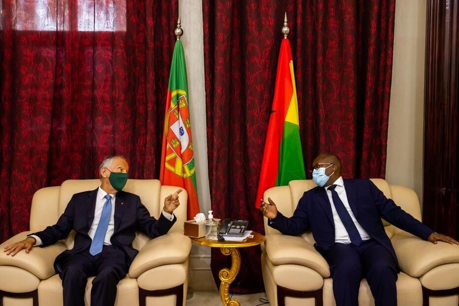 Marcelo Rebelo de Sousa na Guiné-Bissau