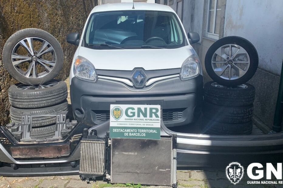 Homem detido por furto, desmantelamento e recetação de carros em Famalicão