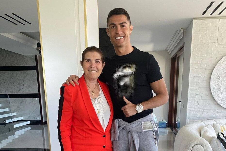Dolores Aveiro e Cristiano Ronaldo