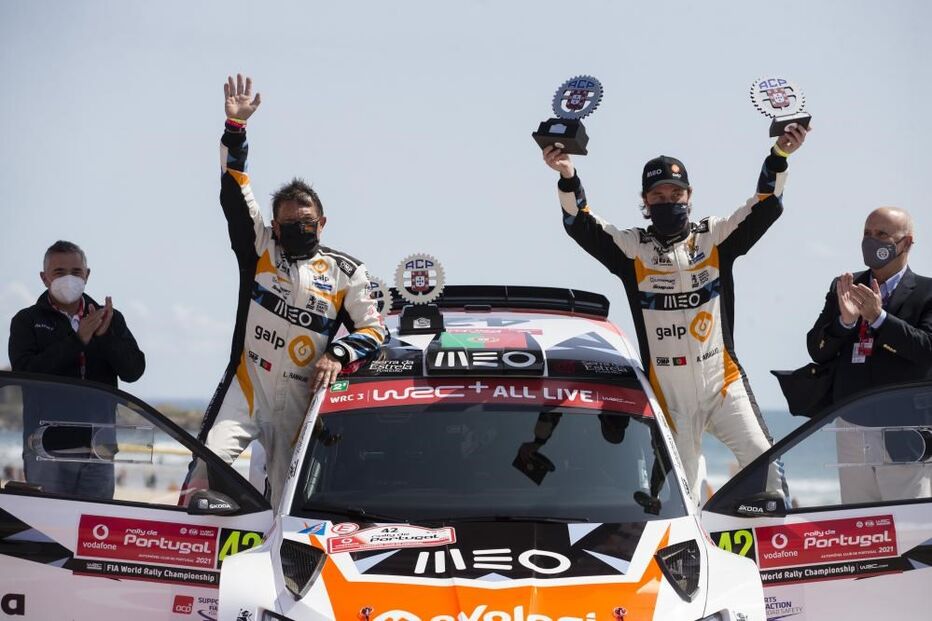 Armindo Araújo (Skoda Fabia Evo), Rali Portugal