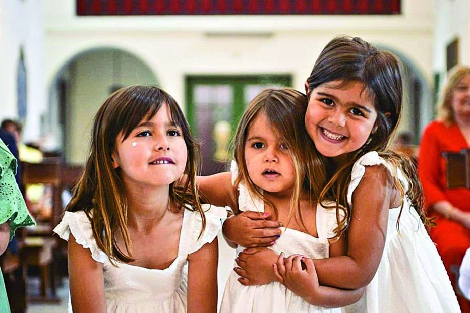 As três filhas de Carolina e Gonçalo Uva: Diana, Frederica e Carolina 