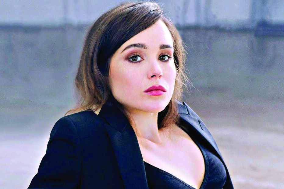 Ellen Page numa sessão fotográfica antes da mudança de sexo