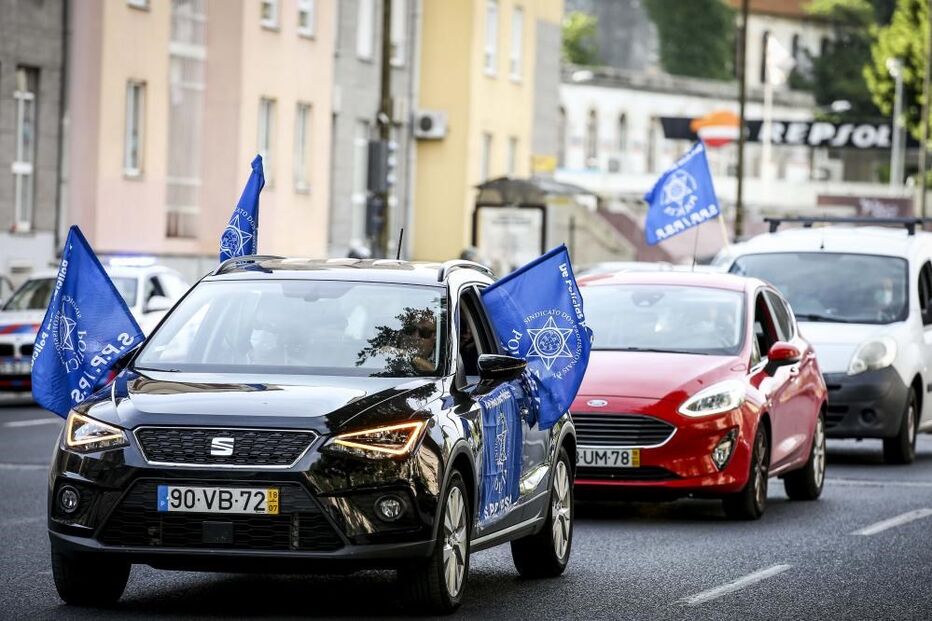 Protesto do Sindicato dos Profissionais de Polícia (SPP)