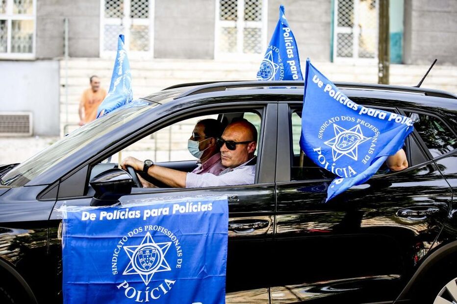 Protesto do Sindicato dos Profissionais de Polícia (SPP)