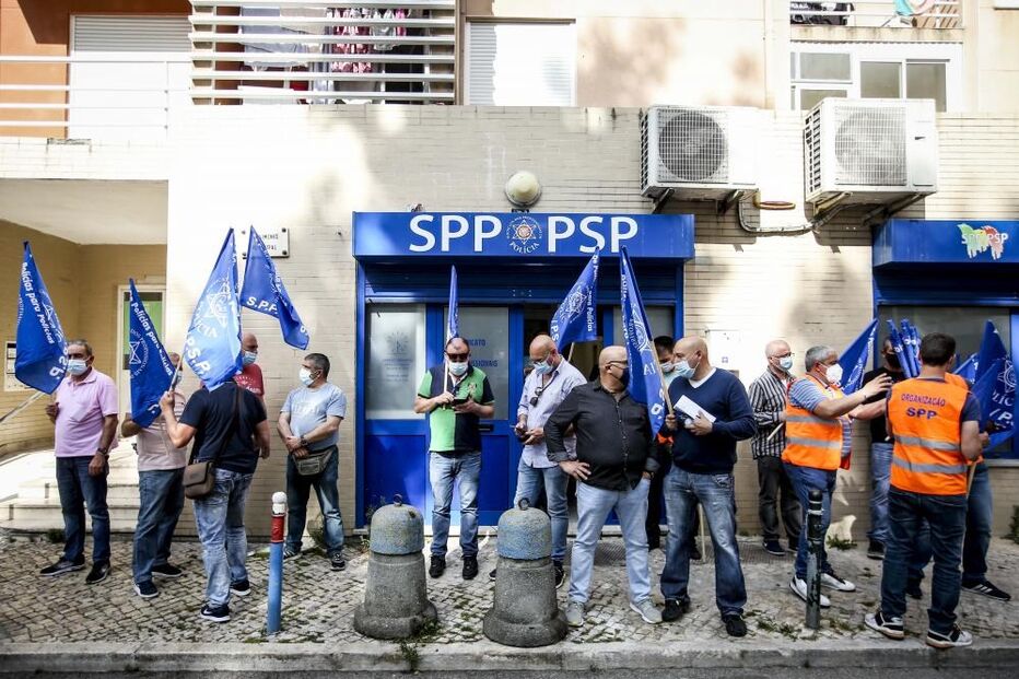 Protesto do Sindicato dos Profissionais de Polícia (SPP)