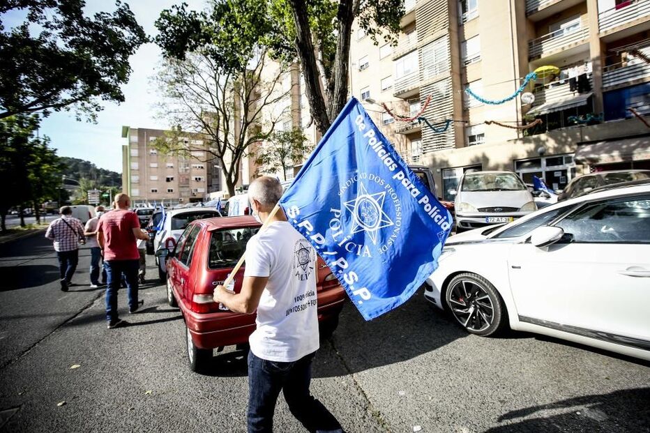 Protesto do Sindicato dos Profissionais de Polícia (SPP)