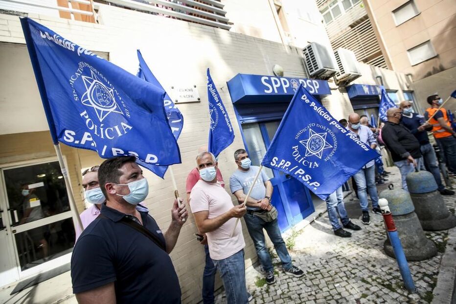 Protesto do Sindicato dos Profissionais de Polícia (SPP)