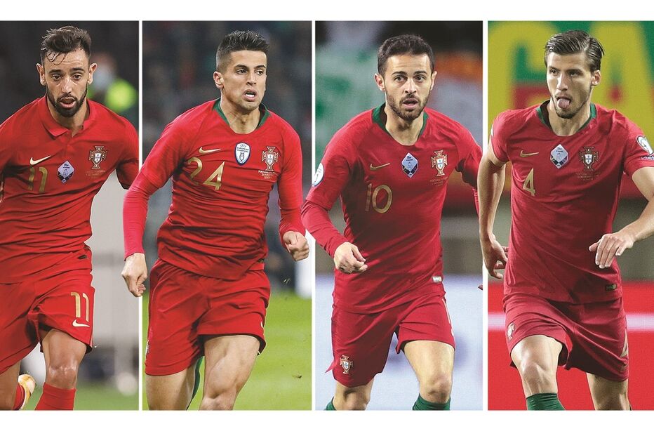 São opções indiscutíveis no onze do selecionador Fernando Santos 