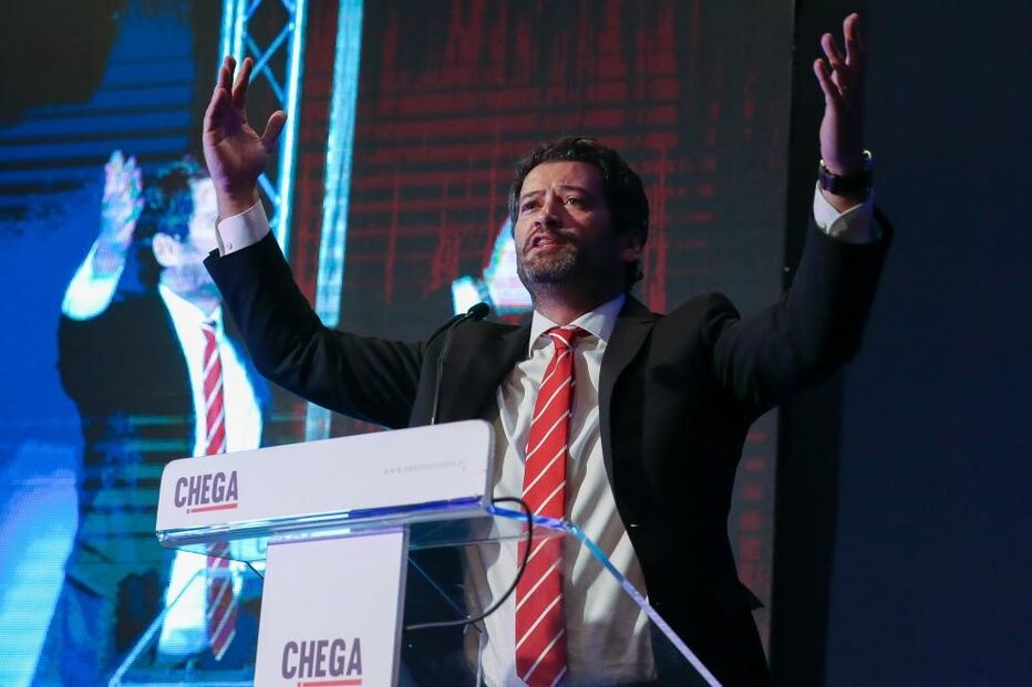 André Ventura	durante a intervenção na sessão de abertura do III Congresso Nacional do Chega, em Coimbra, 29 de maio de 2021
