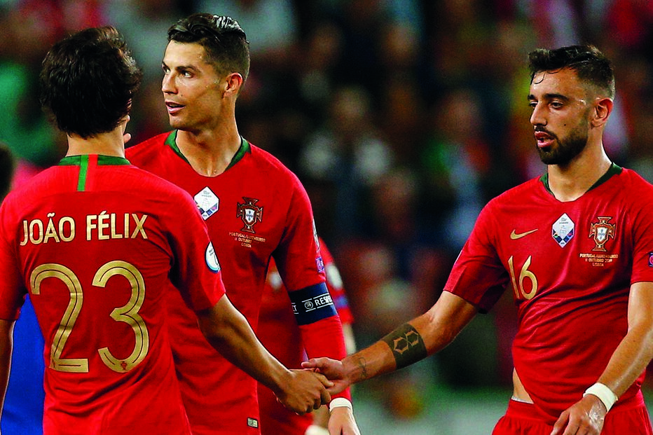 Bruno Fernandes é o jogador mais valioso da seleção, logo seguido de Bernardo Silva. O capitão Cristiano Ronaldo é o quinto desta lista 