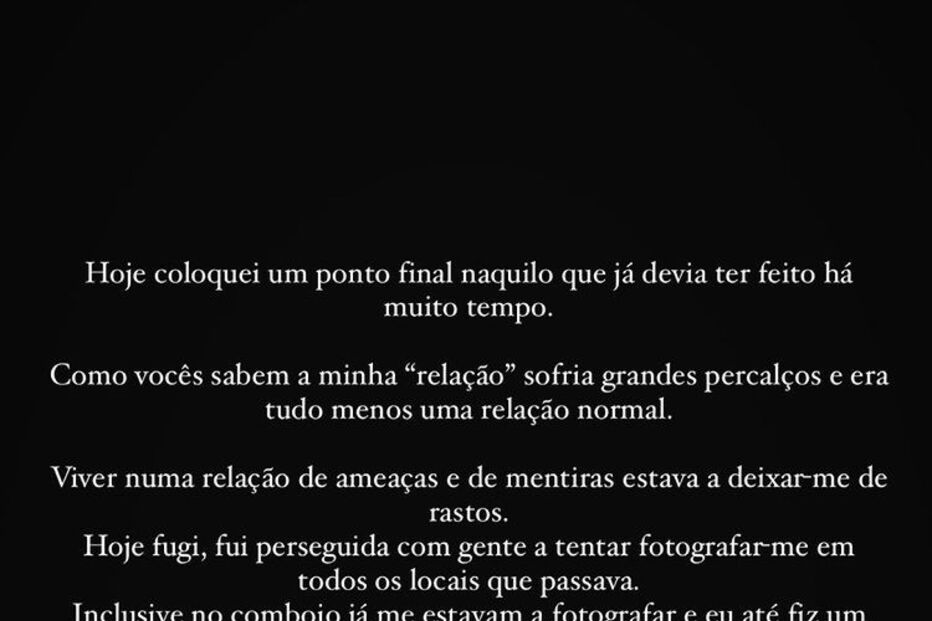 Ataques de Jessica Nogueira a Gonçalo Quinaz