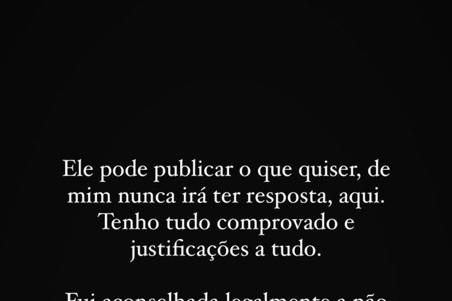 Ataques de Jessica Nogueira a Gonçalo Quinaz