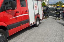 Mulher ferida em capotamento de carro em Irivo, Penafiel