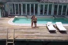 Cédric Soares com Filipa Brandão nas Maldivas