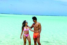 Renan Ribeiro e a mulher, Rayane