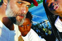 Gagliasso com os filhos Bless e Titi