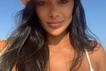 Nicole Scherzinger está de férias em Portugal