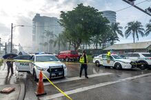 Desabamento de prédio de luxo em Miami