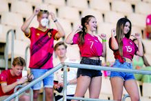 Adeptos portugueses no apoio à Seleção