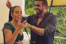 Georgina Rodríguez e Cristianinho em Sevilha