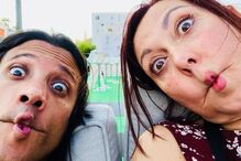 João Soares e Maria João Abreu